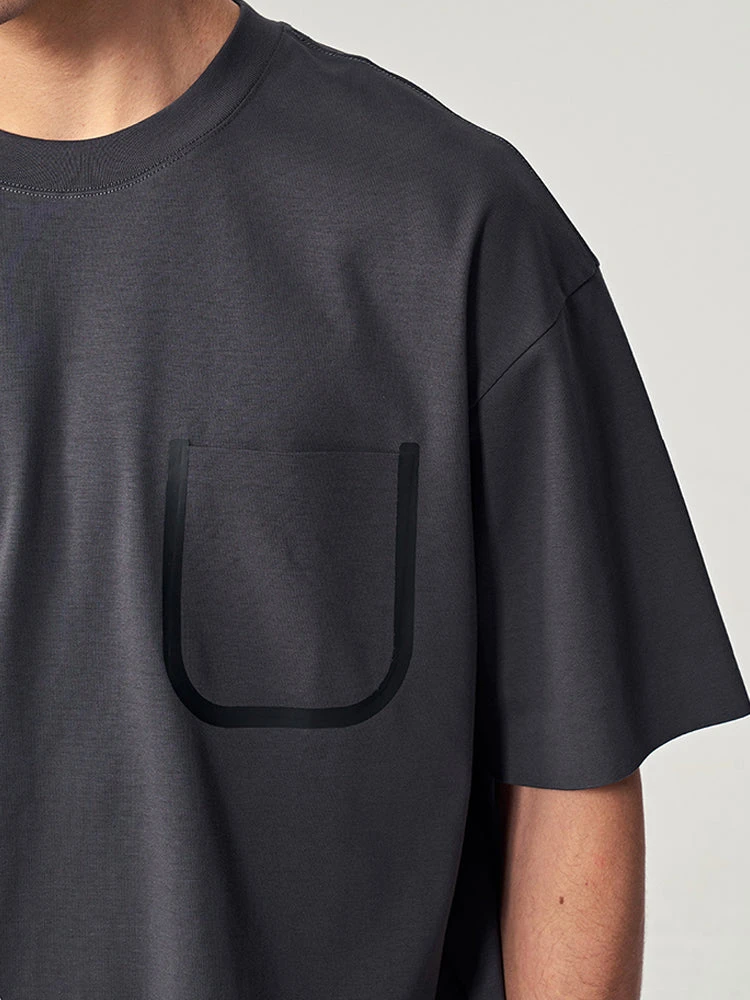 Men's Minimalist U-Shape Pocket Design T-Shirt(Mens Minimalist U Shape Pocket Design T Shirt) 5 Men's Minimalist U-Shape Pocket Design T-Shirt(Mens Minimalist U Shape Pocket Design T Shirt) - Image 5