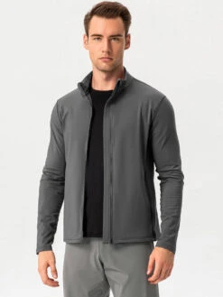 Windproof And Fluff Warm Training Coat For Men(Windproof And Fluff Warm Training Coat For Men)