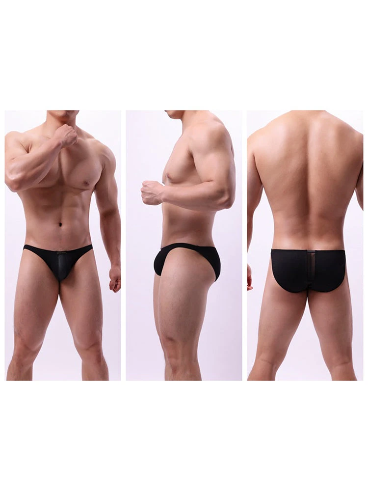 2 Pack Men's Solid Sexy Low-Rise Briefs(2 Pack Mens Solid Sexy Low Rise Briefs) 10 2 Pack Men's Solid Sexy Low-Rise Briefs(2 Pack Mens Solid Sexy Low Rise Briefs) - Image 10