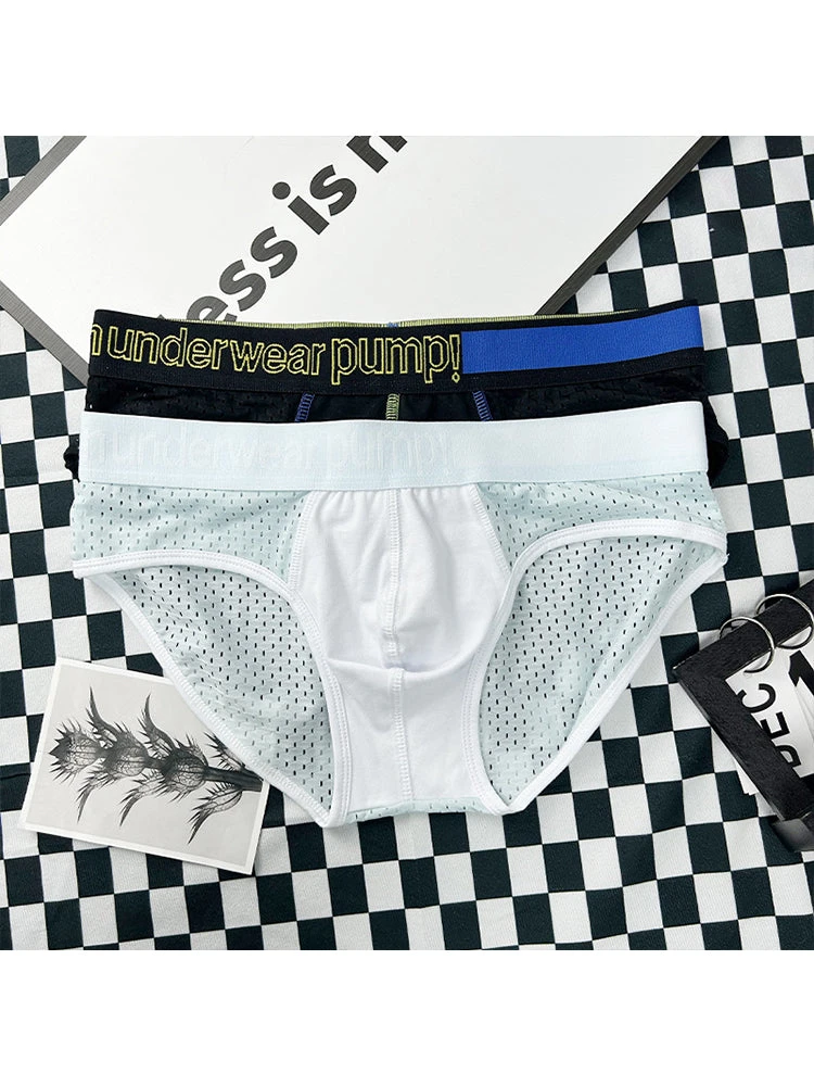 2 Pack Men's Mesh Loose Fit Sport Low-Rise Briefs(2 Pack Mens Mesh Loose Fit Sport Low Rise Briefs) 4 2 Pack Men's Mesh Loose Fit Sport Low-Rise Briefs(2 Pack Mens Mesh Loose Fit Sport Low Rise Briefs) - Image 4