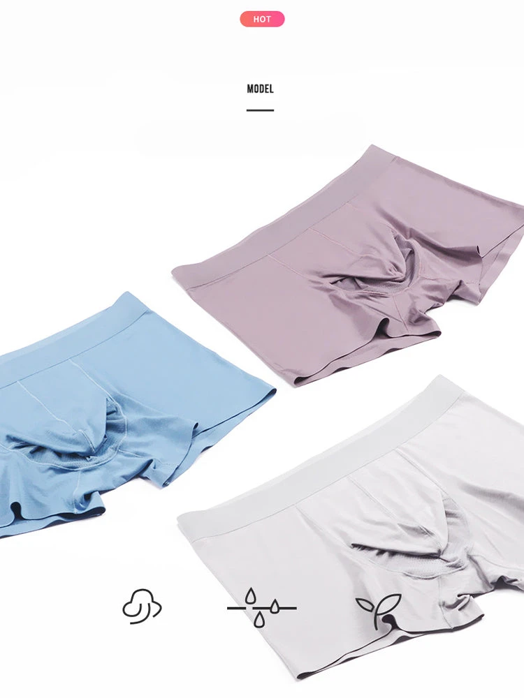 3 Pack Men's Separation Design Seamless Antibacterial Breathable Trunks(3 Pack Mens Separation Design Seamless Antibacterial Breathable Trunks) 2 3 Pack Men's Separation Design Seamless Antibacterial Breathable Trunks(3 Pack Mens Separation Design Seamless Antibacterial Breathable Trunks) - Image 2