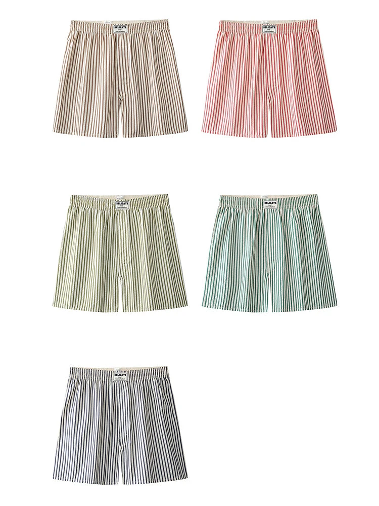 Men's Thin Loungewear Pants Loose Striped Breathable Shorts(Mens Thin Loose Striped Arrow Pants Breathable Shorts Comfortable Casual Boxer Briefs) 12 Men's Thin Loungewear Pants Loose Striped Breathable Shorts(Mens Thin Loose Striped Arrow Pants Breathable Shorts Comfortable Casual Boxer Briefs) - Image 12