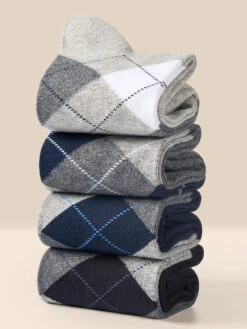 5 Pack Men's Simple Textured Crew Socks(5 Pack Mens Simple Textured Crew Socks) -Mr Saker 1 16 6b74397c 8b99 425b ab53 8eea2ae062b8