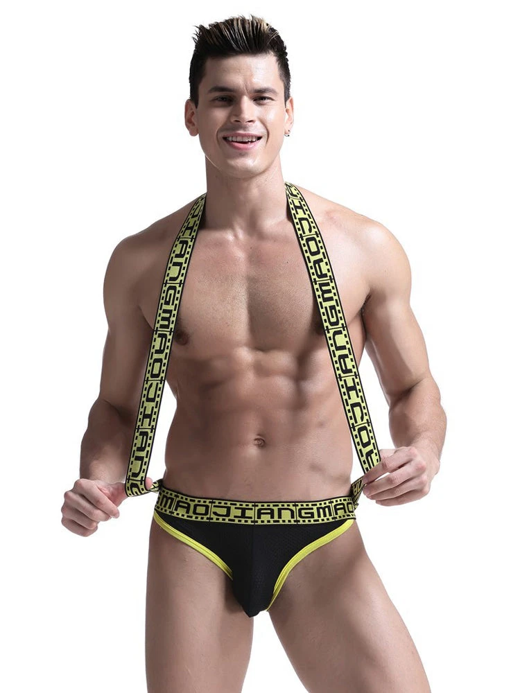 Men's Sexy Mesh U-convex Large Pouch Breathable Vest One-piece Suspender T-back(Mens Sexy Mesh U Convex Large Pouch Breathable Vest One Piece Suspender T Back) 19 Men's Sexy Mesh U-convex Large Pouch Breathable Vest One-piece Suspender T-back(Mens Sexy Mesh U Convex Large Pouch Breathable Vest One Piece Suspender T Back) - Image 19