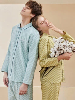 Woven Yarn-dyed Checkerboard Couple Cotton Comfortable Pajama Sets(Woven Yarn Dyed Checkerboard Couple Cotton Comfortable Pajama Sets) 17 Woven Yarn-dyed Checkerboard Couple Cotton Comfortable Pajama Sets(Woven Yarn Dyed Checkerboard Couple Cotton Comfortable Pajama Sets) -Mr Saker 1 16 f8d3405b fcb7 4a9c b9ef 46a1ef0e3154