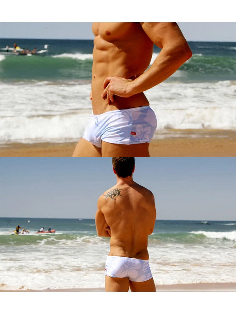 Men's Lightweight Low-Rise Bold Prints Swim Briefs & Trunks(Mens Lightweight Low Rise Bold Prints Swim Briefs Trunks) 2 Men's Lightweight Low-Rise Bold Prints Swim Briefs & Trunks(Mens Lightweight Low Rise Bold Prints Swim Briefs Trunks) - Image 2