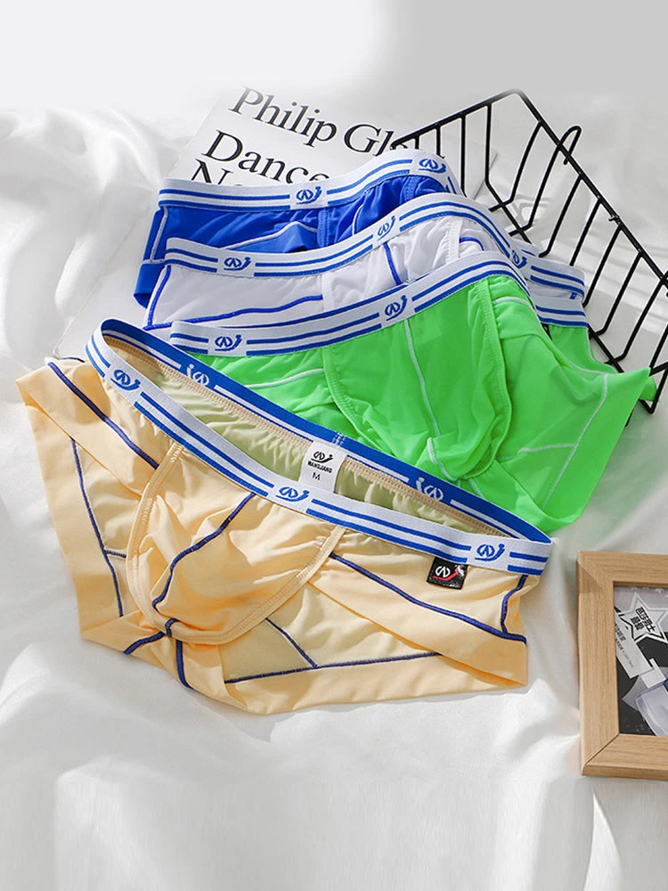 3 Pack Sexy Fashion Ice Silk Solid Color Men's Briefs(3 Pack Sexy Fashion Ice Silk Solid Color Mens Briefs) 10 3 Pack Sexy Fashion Ice Silk Solid Color Men's Briefs(3 Pack Sexy Fashion Ice Silk Solid Color Mens Briefs) - Image 10