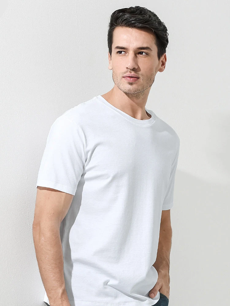 Men's Casual Anti-Bacterial Versatile Round-Neck T-Shirt(Mens Casual Anti Bacterial Versatile Round Neck T Shirt) 2 Men's Casual Anti-Bacterial Versatile Round-Neck T-Shirt(Mens Casual Anti Bacterial Versatile Round Neck T Shirt) - Image 2
