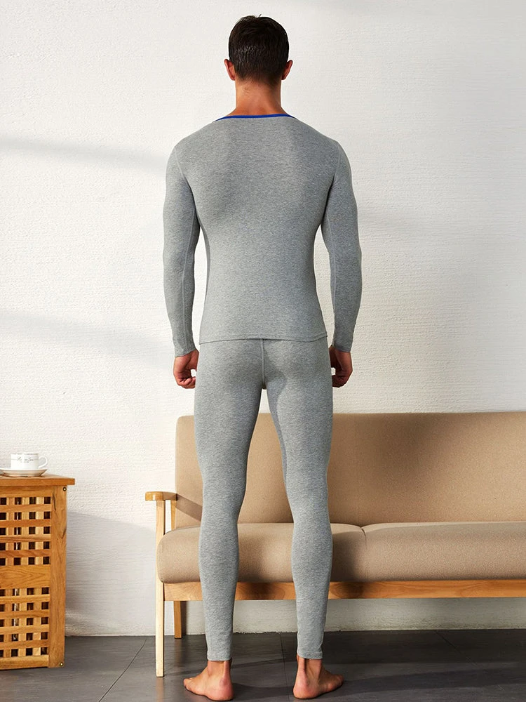 Men's Splicing Lines Cotton Thermal Underwear Set(Mens Splicing Lines Cotton Thermal Underwear Set) 6 Men's Splicing Lines Cotton Thermal Underwear Set(Mens Splicing Lines Cotton Thermal Underwear Set) - Image 6