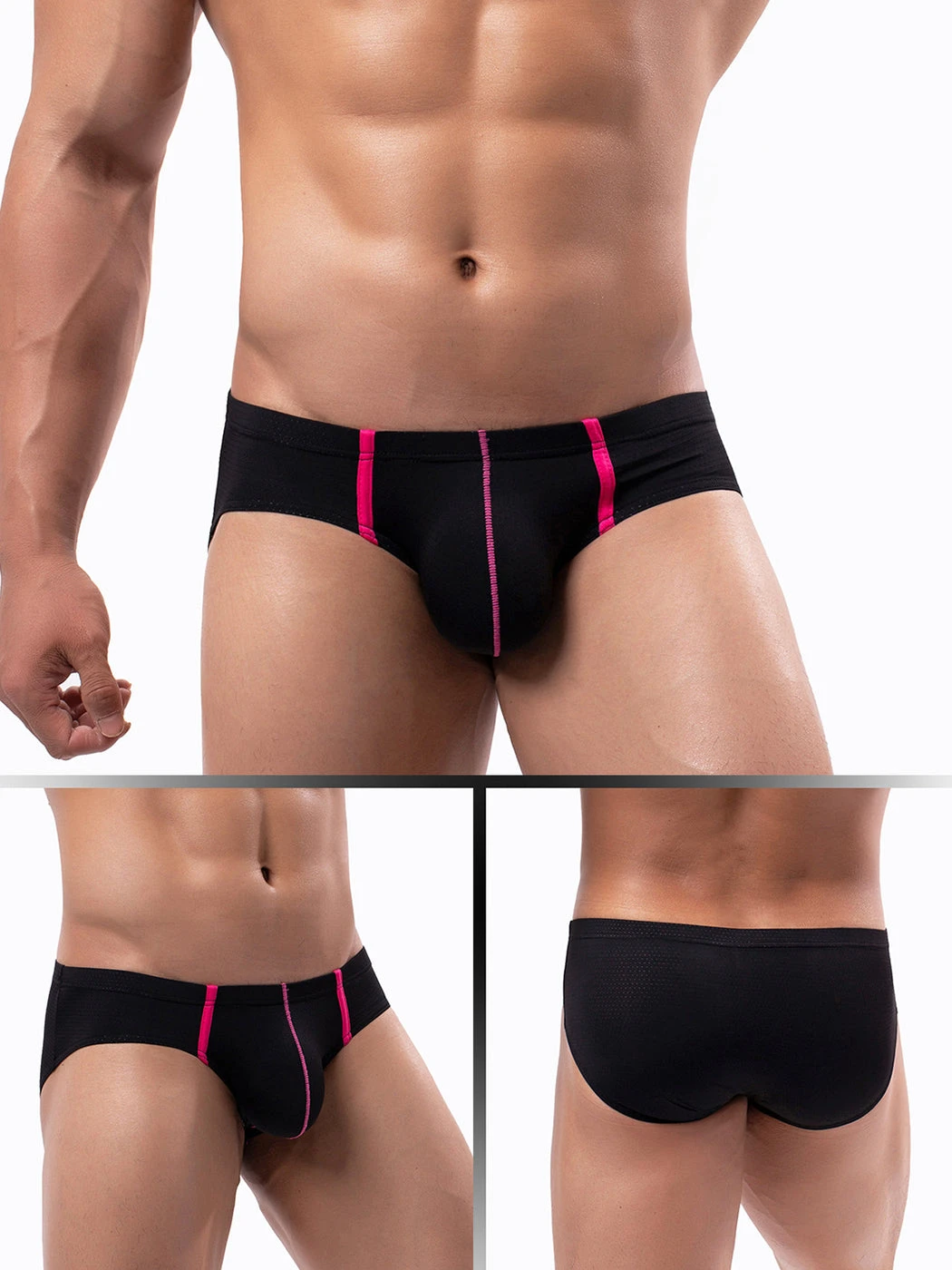 4 Pack Men’s Low-rise Breathable Mesh Briefs(4 Pack Men S Low Rise Breathable Mesh Briefs) 4 4 Pack Men’s Low-rise Breathable Mesh Briefs(4 Pack Men S Low Rise Breathable Mesh Briefs) - Image 4