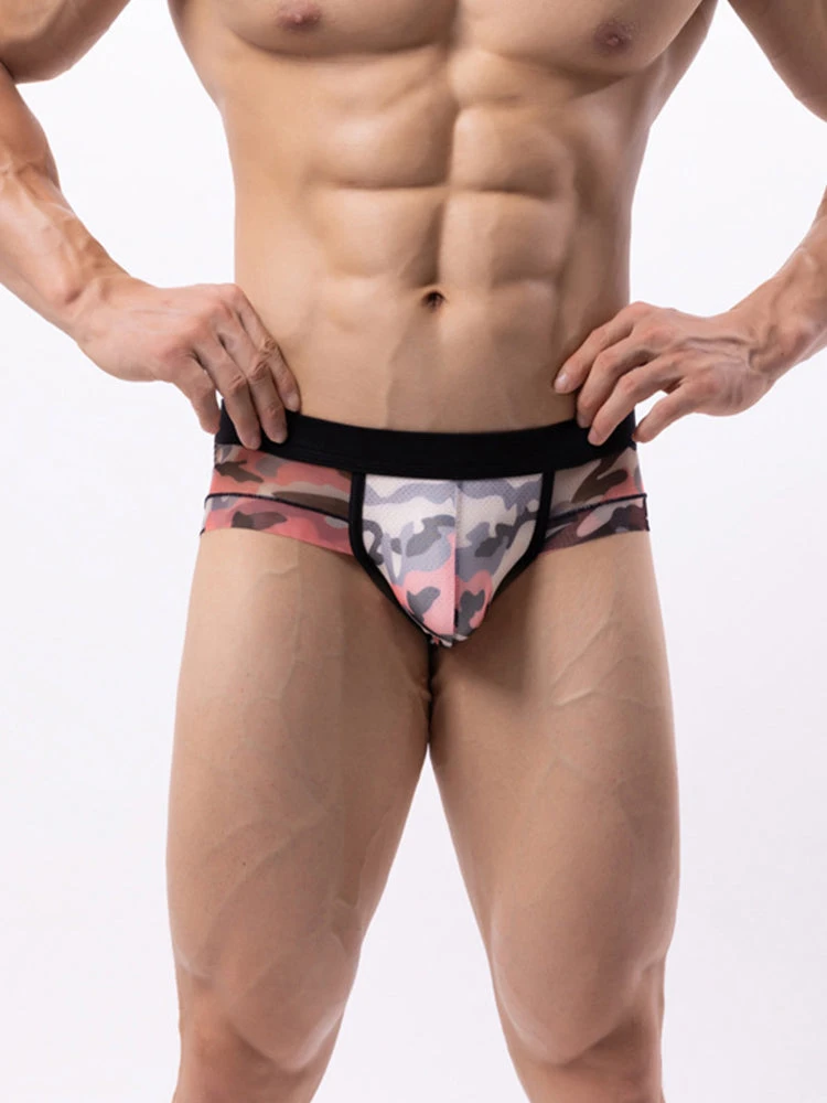 4-pack Men's Double-layer Breathable Mesh Briefs(4 Pack Mens Double Layer Breathable Mesh Briefs) 19 4-pack Men's Double-layer Breathable Mesh Briefs(4 Pack Mens Double Layer Breathable Mesh Briefs) - Image 19