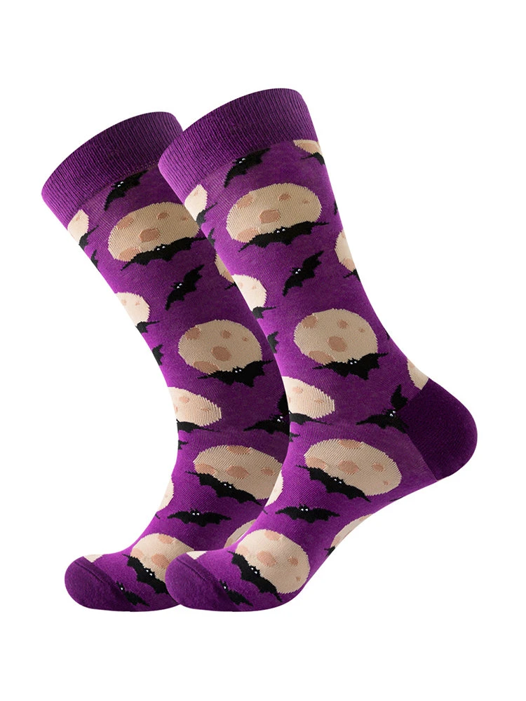 5 Pairs Halloween Skeleton, Alien, Pumpkin Monster Crew Socks(5 Pairs Halloween Skeleton Alien Pumpkin Monster Crew Socks) 13 5 Pairs Halloween Skeleton, Alien, Pumpkin Monster Crew Socks(5 Pairs Halloween Skeleton Alien Pumpkin Monster Crew Socks) - Image 13