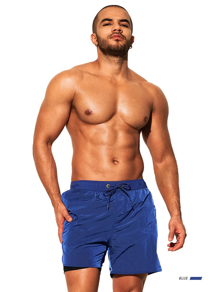 Men's Double-Layer Loose Board Shorts(Mens Double Layer Loose Board Shorts) 9 Men's Double-Layer Loose Board Shorts(Mens Double Layer Loose Board Shorts) - Image 9