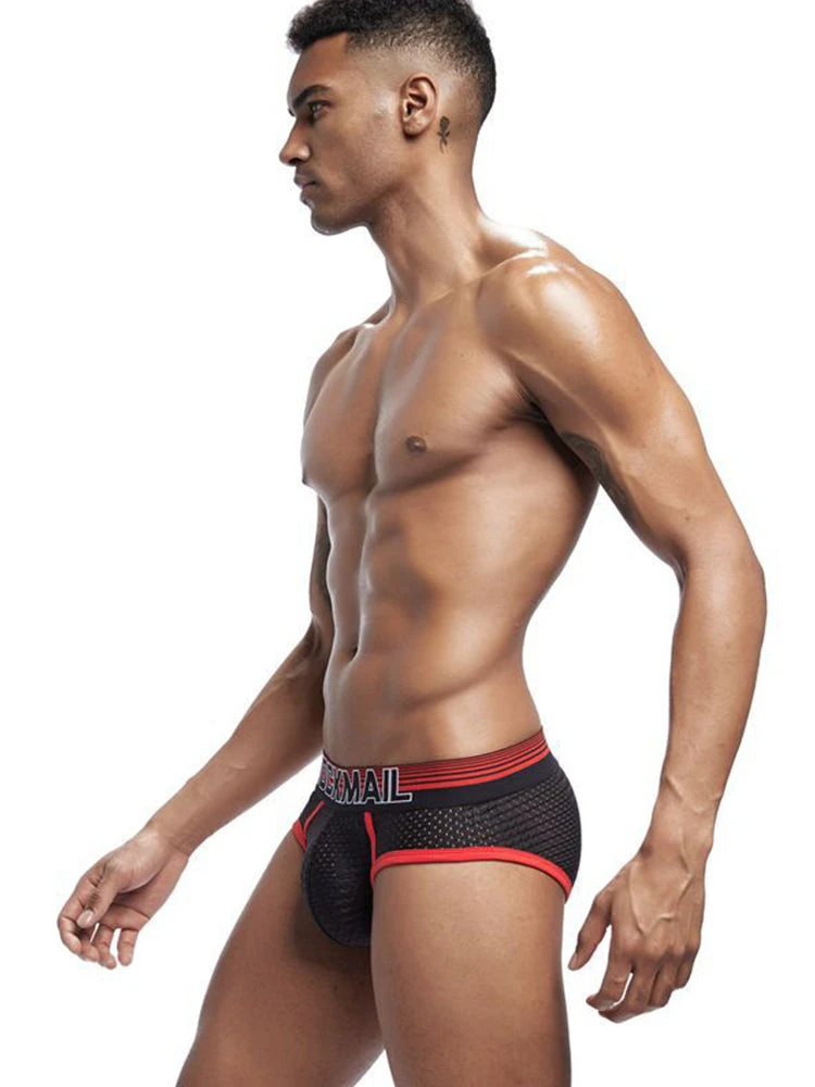 2 Pack Men's Breathable Mesh Luminous U-Pouch Briefs(Mens Breathable Mesh Luminous U Pouch Briefs) 8 2 Pack Men's Breathable Mesh Luminous U-Pouch Briefs(Mens Breathable Mesh Luminous U Pouch Briefs) - Image 8