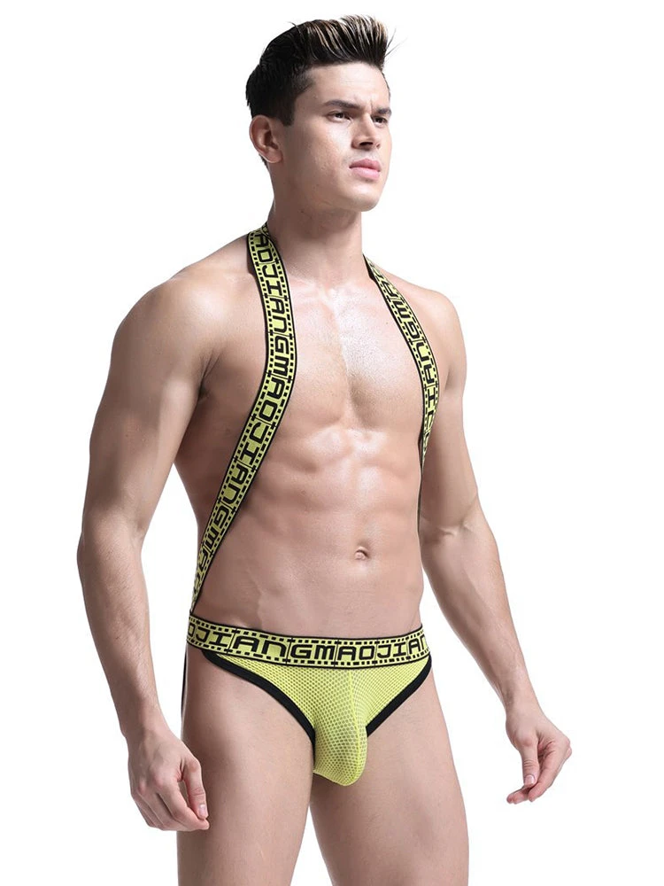 Men's Sexy Mesh U-convex Large Pouch Breathable Vest One-piece Suspender T-back(Mens Sexy Mesh U Convex Large Pouch Breathable Vest One Piece Suspender T Back) 1 Men's Sexy Mesh U-convex Large Pouch Breathable Vest One-piece Suspender T-back(Mens Sexy Mesh U Convex Large Pouch Breathable Vest One Piece Suspender T Back)