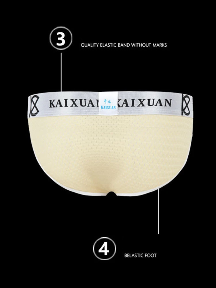 2 Pack Men's Sexy Mesh Front Opening Sponge Coaster Briefs(2 Pack Mens Sexy Mesh Front Opening Sponge Coaster Briefs) 8 2 Pack Men's Sexy Mesh Front Opening Sponge Coaster Briefs(2 Pack Mens Sexy Mesh Front Opening Sponge Coaster Briefs) - Image 8