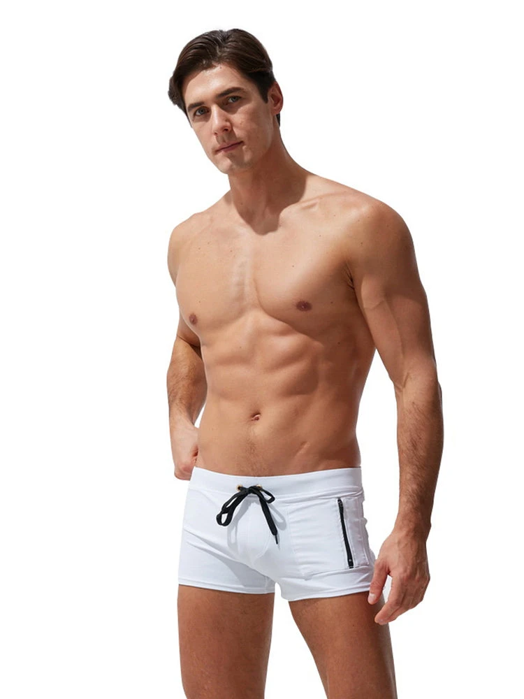 Men's Zippered Pocket Design Moisture-Wicking Swim Shorts & Trunks(Mens Zippered Pocket Design Moisture Wicking Swim Shorts Trunks) 8 Men's Zippered Pocket Design Moisture-Wicking Swim Shorts & Trunks(Mens Zippered Pocket Design Moisture Wicking Swim Shorts Trunks) - Image 8