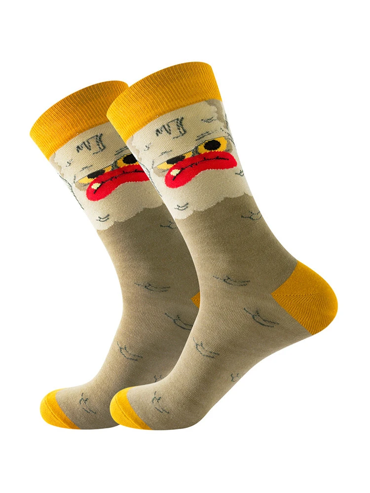 5 Pairs Halloween Skeleton, Alien, Pumpkin Monster Crew Socks(5 Pairs Halloween Skeleton Alien Pumpkin Monster Crew Socks) 14 5 Pairs Halloween Skeleton, Alien, Pumpkin Monster Crew Socks(5 Pairs Halloween Skeleton Alien Pumpkin Monster Crew Socks) - Image 14