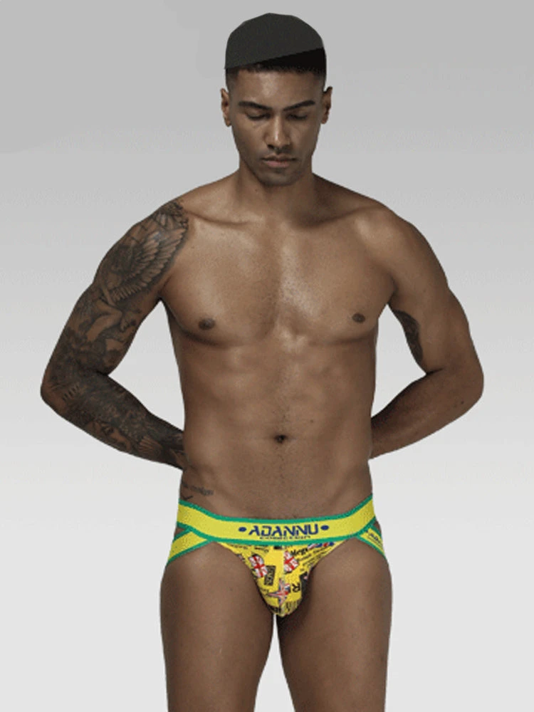 3-pack Men's Low-rise Wide-hem Elastic Printed Hip-baring Thongs(3 Pack Mens Low Rise Wide Hem Elastic Printed Hip Baring Thongs) 13 3-pack Men's Low-rise Wide-hem Elastic Printed Hip-baring Thongs(3 Pack Mens Low Rise Wide Hem Elastic Printed Hip Baring Thongs) - Image 13