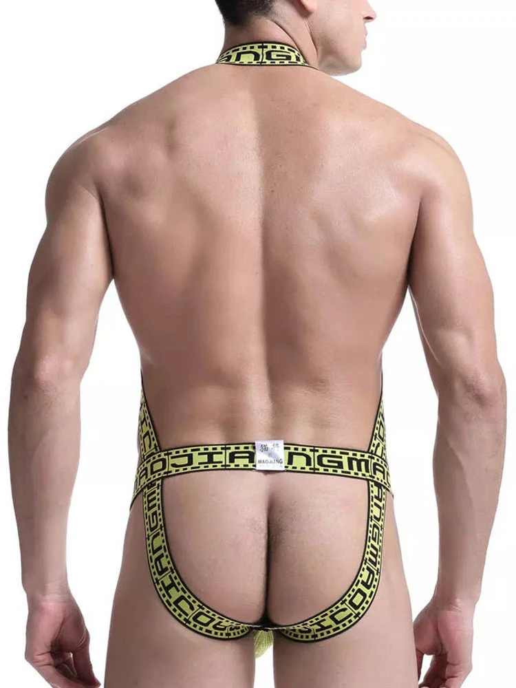 Men's Sexy Mesh U-convex Large Pouch Breathable Vest One-piece Suspender T-back(Mens Sexy Mesh U Convex Large Pouch Breathable Vest One Piece Suspender T Back) 2 Men's Sexy Mesh U-convex Large Pouch Breathable Vest One-piece Suspender T-back(Mens Sexy Mesh U Convex Large Pouch Breathable Vest One Piece Suspender T Back) - Image 2