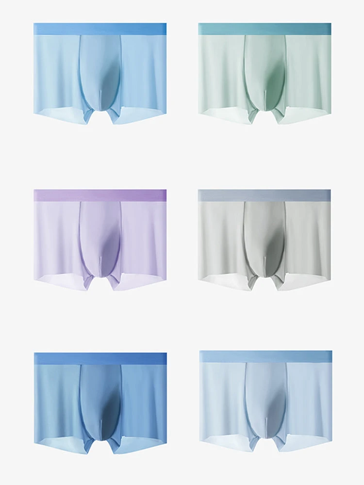 4-Pack Men's Stretch Fit Anti-Odor Seamless Ice Silk Trunks(4 Pack Mens Stretch Fit Anti Odor Seamless Ice Silk Trunks) 11 4-Pack Men's Stretch Fit Anti-Odor Seamless Ice Silk Trunks(4 Pack Mens Stretch Fit Anti Odor Seamless Ice Silk Trunks) - Image 11