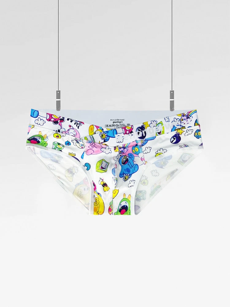 2 Pack Men's Playful Cartoon No-Tag Comfortable And Breathable Briefs(2 Pack Mens Playful Cartoon No Tag Comfortable And Breathable Briefs) 10 2 Pack Men's Playful Cartoon No-Tag Comfortable And Breathable Briefs(2 Pack Mens Playful Cartoon No Tag Comfortable And Breathable Briefs) - Image 10