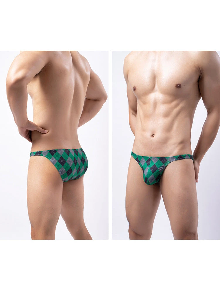 Rhombus Check Pattern Pouch Briefs(Rhombus Check Pattern Pouch Briefs) 17 Rhombus Check Pattern Pouch Briefs(Rhombus Check Pattern Pouch Briefs) - Image 17