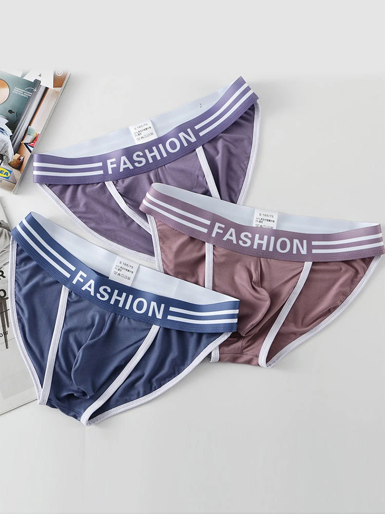 3 Pack Men's High-Cut Sexy Comfortable U-Convex Breathable Briefs(3 Pack Mens High Cut Sexy Comfortable U Convex Breathable Briefs) 7 3 Pack Men's High-Cut Sexy Comfortable U-Convex Breathable Briefs(3 Pack Mens High Cut Sexy Comfortable U Convex Breathable Briefs) - Image 7