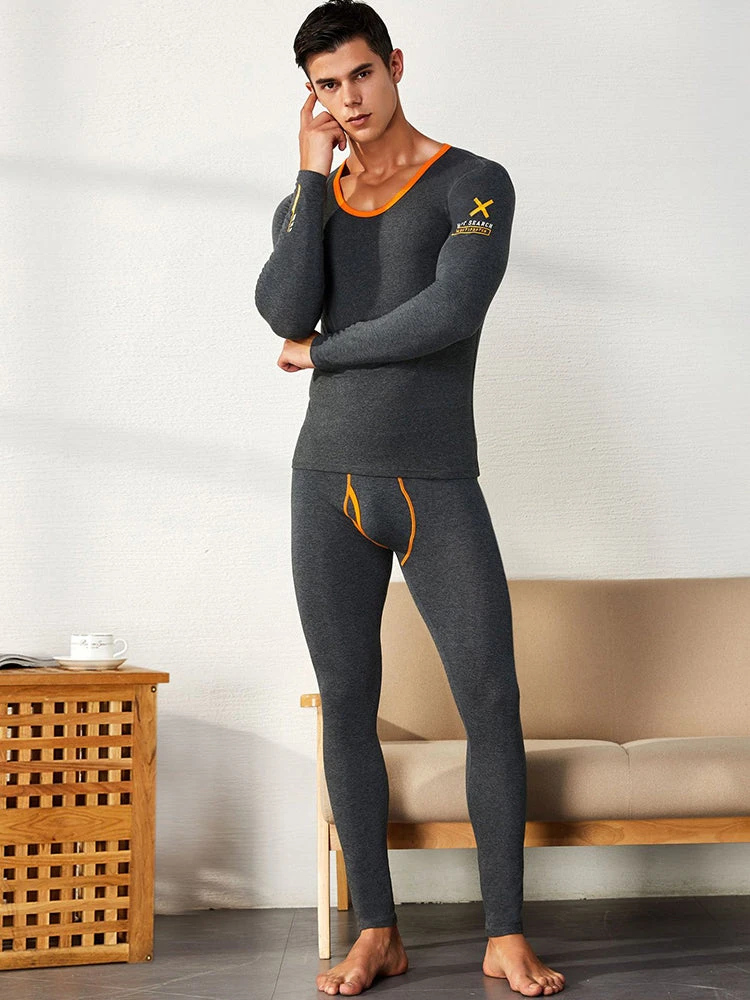 Men's Splicing Lines Cotton Thermal Underwear Set(Mens Splicing Lines Cotton Thermal Underwear Set) 2 Men's Splicing Lines Cotton Thermal Underwear Set(Mens Splicing Lines Cotton Thermal Underwear Set) - Image 2