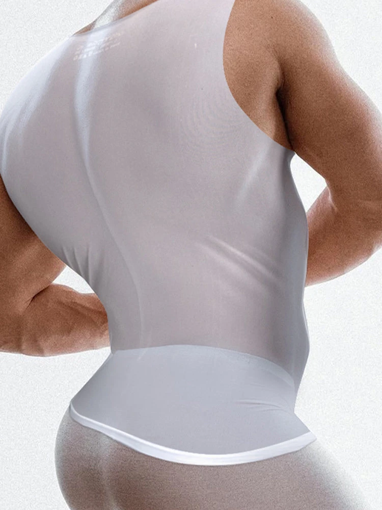 Men's High Stretch Solid-colored Ice Silk Vest & Briefs(Mens High Stretch Solid Colored Ice Silk Vest Briefs) 15 Men's High Stretch Solid-colored Ice Silk Vest & Briefs(Mens High Stretch Solid Colored Ice Silk Vest Briefs) - Image 15