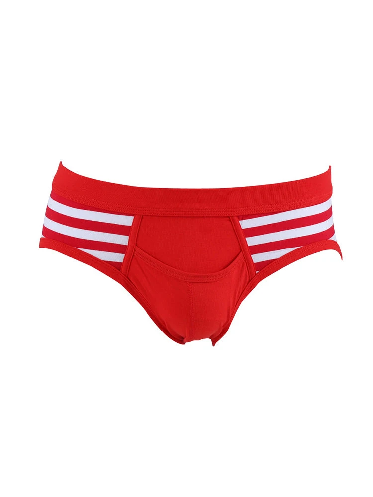 3 Pack Men's Mid-Rise Cotton Striped Briefs(4 Pack Mens Mid Rise Cotton Striped Briefs) 12 3 Pack Men's Mid-Rise Cotton Striped Briefs(4 Pack Mens Mid Rise Cotton Striped Briefs) - Image 12