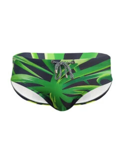 Men's Green Leaf Print Beach Bikini(Mens Green Leaf Print Beach Bikini) -Mr Saker 1 1 413776ea 2591 444c bc6a 27bc7bf96a5e
