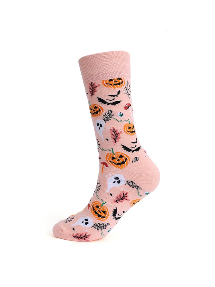 4 Pairs Pumpkin Personality Skeleton Cartoon Trendy Cotton Crew Socks(4 Pairs Pumpkin Personality Skeleton Cartoon Trendy Cotton Crew Socks) 6 4 Pairs Pumpkin Personality Skeleton Cartoon Trendy Cotton Crew Socks(4 Pairs Pumpkin Personality Skeleton Cartoon Trendy Cotton Crew Socks) - Image 6