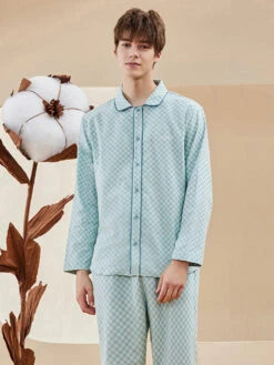 Woven Yarn-dyed Checkerboard Couple Cotton Comfortable Pajama Sets(Woven Yarn Dyed Checkerboard Couple Cotton Comfortable Pajama Sets) 19 Woven Yarn-dyed Checkerboard Couple Cotton Comfortable Pajama Sets(Woven Yarn Dyed Checkerboard Couple Cotton Comfortable Pajama Sets) -Mr Saker 1 1 5fc9e692 8cd7 4ca8 9654 599757983fdb