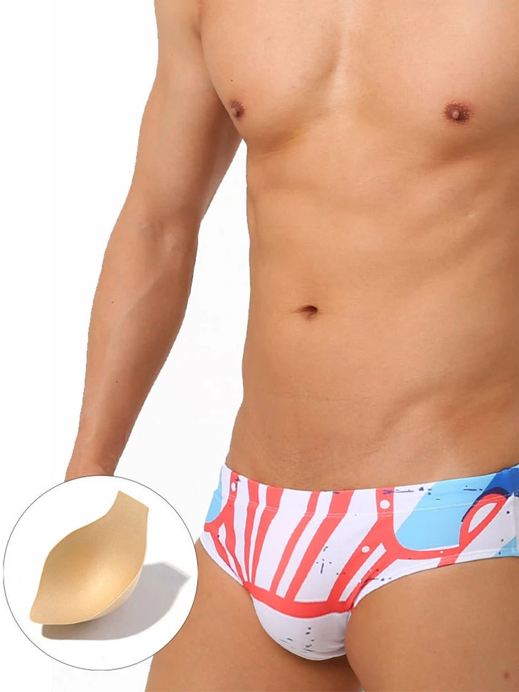 Men’s Trendy Swim Beach Briefs With Built-in Cup(Men S Trendy Swim Beach Briefs With Built In Cup) 2 Men’s Trendy Swim Beach Briefs With Built-in Cup(Men S Trendy Swim Beach Briefs With Built In Cup) - Image 2