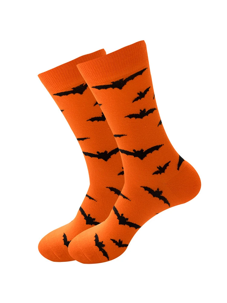 5 Pairs Halloween Skeleton, Alien, Pumpkin Monster Crew Socks(5 Pairs Halloween Skeleton Alien Pumpkin Monster Crew Socks) 5 5 Pairs Halloween Skeleton, Alien, Pumpkin Monster Crew Socks(5 Pairs Halloween Skeleton Alien Pumpkin Monster Crew Socks) - Image 5