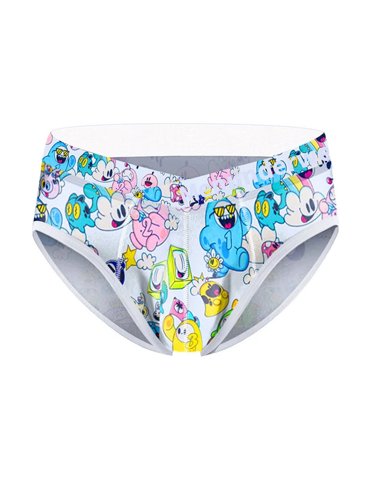 2 Pack Men's Playful Cartoon No-Tag Comfortable And Breathable Briefs(2 Pack Mens Playful Cartoon No Tag Comfortable And Breathable Briefs) 11 2 Pack Men's Playful Cartoon No-Tag Comfortable And Breathable Briefs(2 Pack Mens Playful Cartoon No Tag Comfortable And Breathable Briefs) - Image 11