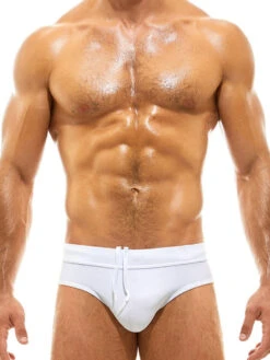 Men's Padded Solid Drawstring Swim Briefs(Mens Padded Solid Drawstring Swimsuit Bikini Briefs) -Mr Saker 1 1 81e799ec 1e9c 4c39 8d20 67514000db24