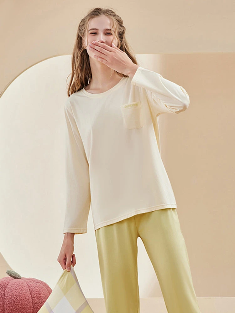 Comfortable Modal Cotton Long Sleeve Couple Pajama Set(Comfortable Modal Cotton Long Sleeve Couple Pajama Set) 10 Comfortable Modal Cotton Long Sleeve Couple Pajama Set(Comfortable Modal Cotton Long Sleeve Couple Pajama Set) - Image 10