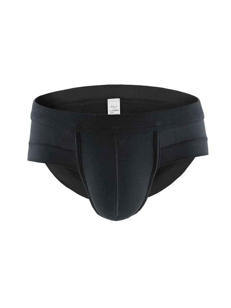 4 Pack Men's Solid Breathable Anti-Pinch Briefs(4 Pack Mens Solid Breathable Anti Pinch Briefs) 13 4 Pack Men's Solid Breathable Anti-Pinch Briefs(4 Pack Mens Solid Breathable Anti Pinch Briefs) - Image 13