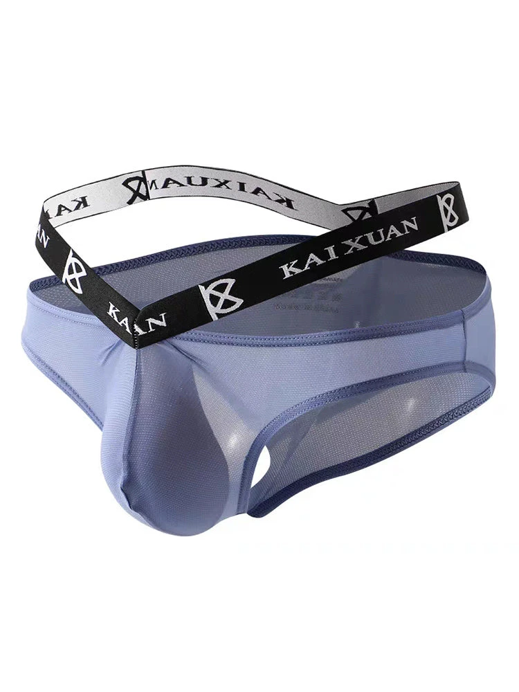 3 Pack Men's Lightweight Mesh Stretch Briefs With Dual Waistband(3 Pack Mens Sexy Ice Silk Mesh Breathable Erotic Briefs) 1 3 Pack Men's Lightweight Mesh Stretch Briefs With Dual Waistband(3 Pack Mens Sexy Ice Silk Mesh Breathable Erotic Briefs)