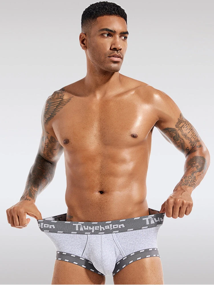 Men's Threaded Fabric Pouch Trunks With Fly(Mens Threaded Fabric Pouch Trunks With Fly) 13 Men's Threaded Fabric Pouch Trunks With Fly(Mens Threaded Fabric Pouch Trunks With Fly) - Image 13