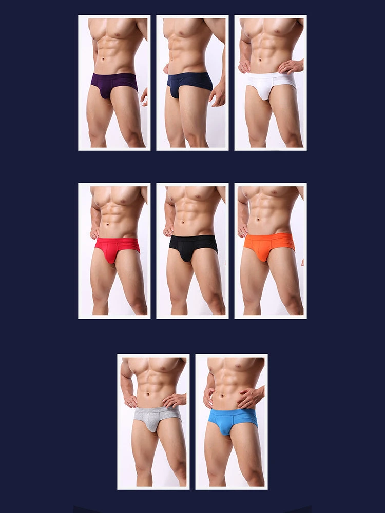 4 Pack Men's Solid Breathable Anti-Pinch Briefs(4 Pack Mens Solid Breathable Anti Pinch Briefs) 12 4 Pack Men's Solid Breathable Anti-Pinch Briefs(4 Pack Mens Solid Breathable Anti Pinch Briefs) - Image 12