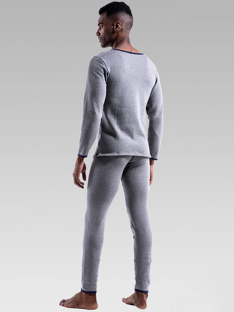 Fleece Lined Men's Thermal Underwear With Support Pouch(Fleece Lined Mens Thermal Underwear With Support Pouch) 16 Fleece Lined Men's Thermal Underwear With Support Pouch(Fleece Lined Mens Thermal Underwear With Support Pouch) - Image 16