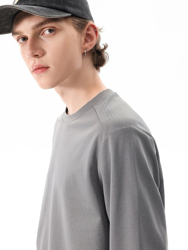 Outdoor Long-Sleeve Sweat-Wicking Quick-Dry Simple Loose Unisex Sports Top(Outdoor Long Sleeve Sweat Wicking Quick Dry Simple Loose Unisex Sports Top) 7 Outdoor Long-Sleeve Sweat-Wicking Quick-Dry Simple Loose Unisex Sports Top(Outdoor Long Sleeve Sweat Wicking Quick Dry Simple Loose Unisex Sports Top) - Image 7