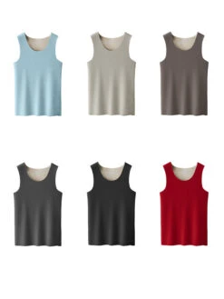 Men's Thermal Silk-Wool Sleeveless Vest - Solid Color Seamless Base Layer(New Mens Thermal Silk Wool Sleeveless Vest Solid Color Seamless Base Layer) 28 Men's Thermal Silk-Wool Sleeveless Vest - Solid Color Seamless Base Layer(New Mens Thermal Silk Wool Sleeveless Vest Solid Color Seamless Base Layer) -Mr Saker 1 20 f1eaf578 53c6 4f1c 96ac e18c0c658dce