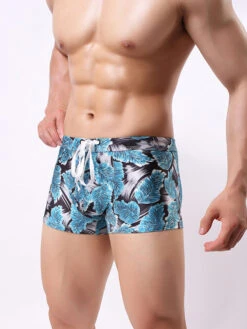 Men's Printed Skinny Swim Trunks With Drawstring(Mens Printed Skinny Swim Trunks With Drawstring) 35 Men's Printed Skinny Swim Trunks With Drawstring(Mens Printed Skinny Swim Trunks With Drawstring) -Mr Saker 1 20 f9a6a1a1 0c9f 4c19 8577 cd888f3800a8