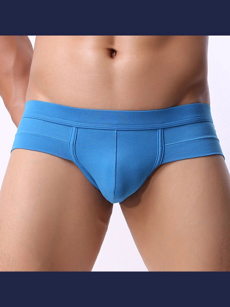 4 Pack Men's Solid Breathable Anti-Pinch Briefs(4 Pack Mens Solid Breathable Anti Pinch Briefs) 4 4 Pack Men's Solid Breathable Anti-Pinch Briefs(4 Pack Mens Solid Breathable Anti Pinch Briefs) - Image 4