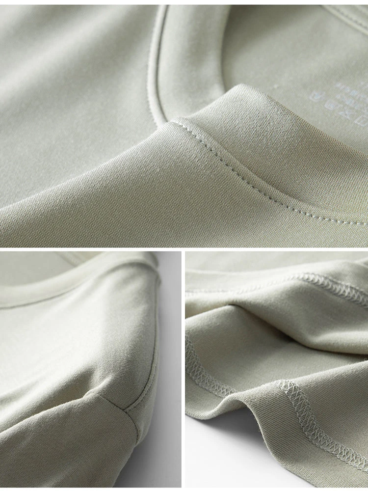 Men's Double-sided Modal Long-sleeved Solid Color T-shirt(Mens Double Sided Modal Long Sleeved Solid Color T Shirt) 13 Men's Double-sided Modal Long-sleeved Solid Color T-shirt(Mens Double Sided Modal Long Sleeved Solid Color T Shirt) - Image 13