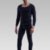 Fleece Lined Men's Thermal Underwear With Support Pouch(Fleece Lined Mens Thermal Underwear With Support Pouch)